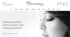 Desktop Screenshot of mashapopova.com