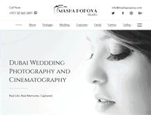 Tablet Screenshot of mashapopova.com